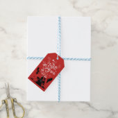 フランスのクリスマス ギフトタグ (より糸付き)