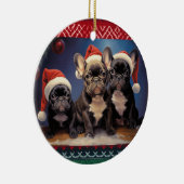 フランスのクリスマス セラミックオーナメント (右)