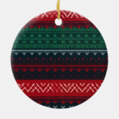 フランスのクリスマス セラミックオーナメント (裏面)