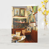 フランスのクロード・モネの部屋 カード (黄色い花)