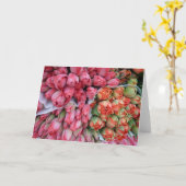 フランスのグリーティングカード美しいチューリップ カード (黄色い花)