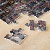 フランスのグルノーブル上空 ジグソーパズル (側面)