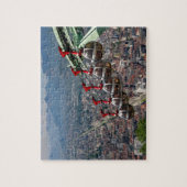 フランスのグルノーブル上空 ジグソーパズル (縦)