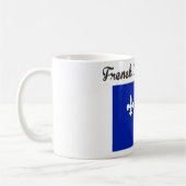 フランスのケージャンルーツTシャツニューオーリンズルイジアナ コーヒーマグカップ (左)