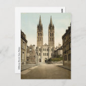 フランスのケーンにある聖エティエンヌ教会 ポストカード (正面/裏面)