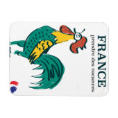 フランスのコックレルヴィンテージ旅行ポスター マグネット (横)