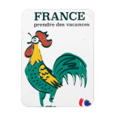 フランスのコックレルヴィンテージ旅行ポスター マグネット (縦)