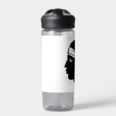 フランスのコルシカ国旗を持つウォーターボトル ウォーターボトル (正面)