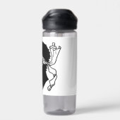 フランスのコルシカ国旗を持つウォーターボトル ウォーターボトル (背面)