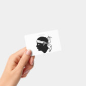 フランスのコルシカ国旗を持つネームバッジ バッジ (手持ち)