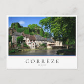 フランスのコレーズにあるセグールルシャトー村 ポストカード (正面)