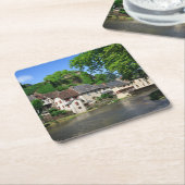 フランスのコースターのSegur le館 スクエアペーパーコースター (アングル)