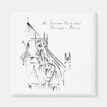 フランスのゴシック様式のブルージュ大聖堂