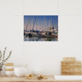 フランスのゴルフアン港 ポスター (キッチン)