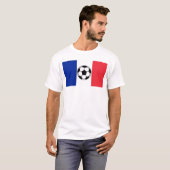フランスのサッカーの国家 Tシャツ (正面フル)