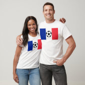 フランスのサッカーの国家 Tシャツ (ユニセックス)
