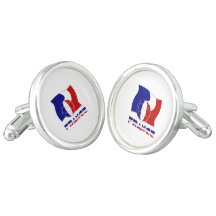 フランスのサッカーボールと国旗