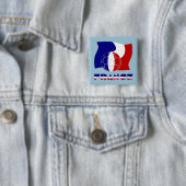 フランスのサッカーボールと国旗 缶バッジ (インサイチュ)