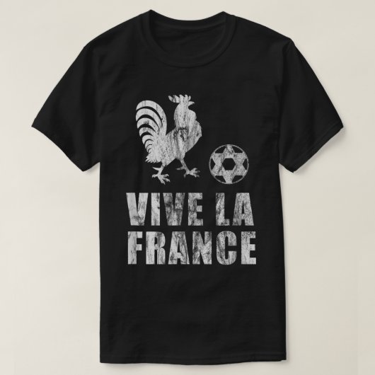 フランスのサッカー選手の装フランスの置ジャージーサッカー Tシャツ (デザイン正面)