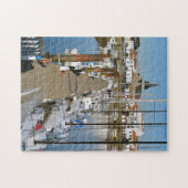 フランスのサンギル·クロワ·ド·ヴィ港 ジグソーパズル (横)