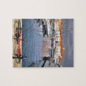 フランスのサントロペ港 ジグソーパズル (横)