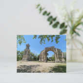 フランスのサン=レミー・ド・プロヴァンス周辺のローマ遺跡 ポストカード (スタンド正面)