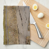 フランスのサン=ヴァーストラ=フーグビーチ キッチンタオル (四つ折り)