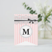 フランスのシインスパイアック・レース・バンティング・バナーポストカード ポストカード (スタンド正面)