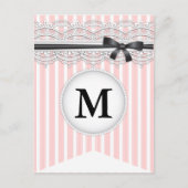 フランスのシインスパイアック・レース・バンティング・バナーポストカード ポストカード (正面)