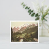 フランスのシャモニー・バレー・セント・マリー・ブリッジ ポストカード (スタンド正面)