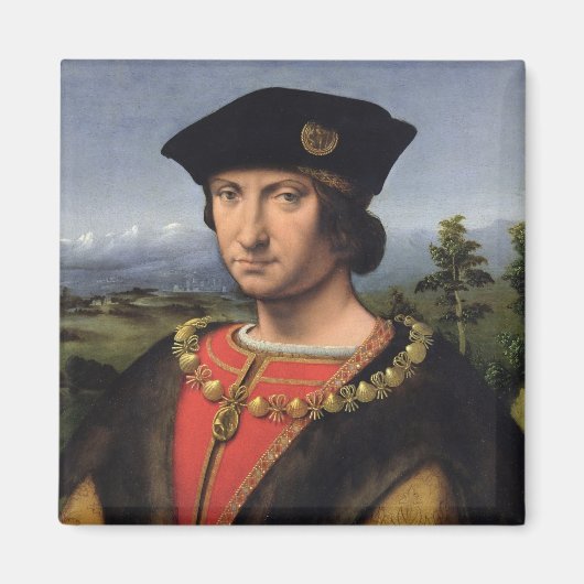 フランスのシャルル・ダンボワーズ元帥のポートレート マグネット (正面)