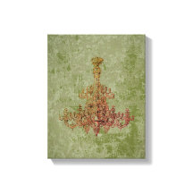 フランスのシャンデリアの色の変更 – キャンバスプリント