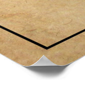 フランスのシャンパン地域地図1852 ポスター (角)