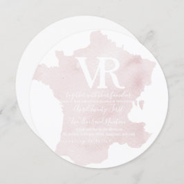 フランスのシルエット 招待状