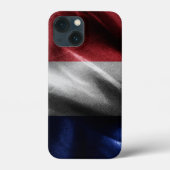 フランスのシルク旗 Case-Mate iPhoneケース (裏面)