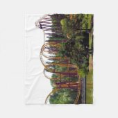 フランスのジェラーコースター フリースブランケット (正面)