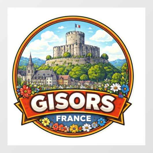 フランスのジゾール ウィンドウサイン (シート)
