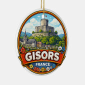 フランスのジゾール セラミックオーナメント (右)