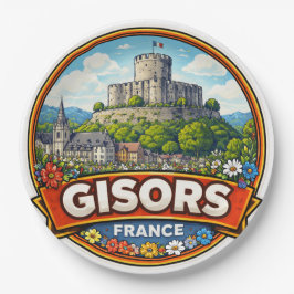 フランスのジゾール ペーパープレート