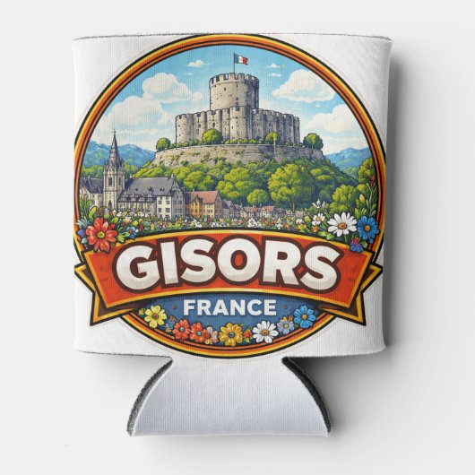 フランスのジゾール 缶クーラー (正面)