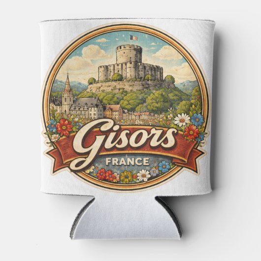 フランスのジゾール 缶クーラー (正面)