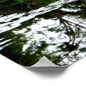 フランスのジヴェルニーにあるモネのユリの池 ポスター (角)