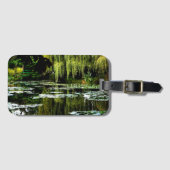 フランスのジヴェルニーにあるモネのユリの池 ラゲッジタグ (正面横)