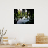 フランスのジヴェルニーにあるモネのユリ池 ポスター (キッチン)