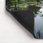 フランスのジヴェルニーにあるモネのユリ池 マウスパッド (コーナー)