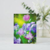 フランスのジヴェルニー州チューリップガーデン ポストカード (スタンド正面)