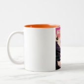 フランスのスキーポスター、Val Thorens氏 ツートーンマグカップ (左)