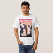 フランスのスキーポスター、Val Thorens氏 Tシャツ (正面フル)