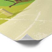 フランスのスキー旅行ポスター、Serre Chevalier ポスター (角)