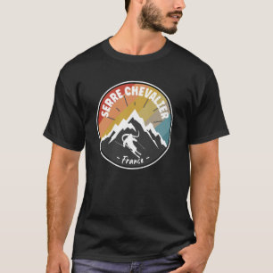 フランスのスキー・セレ・シュヴァリエ Tシャツ
